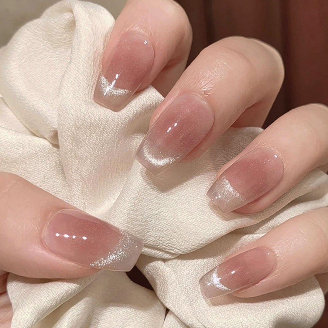 Elegant French Tip Press-On Nails  1791110310