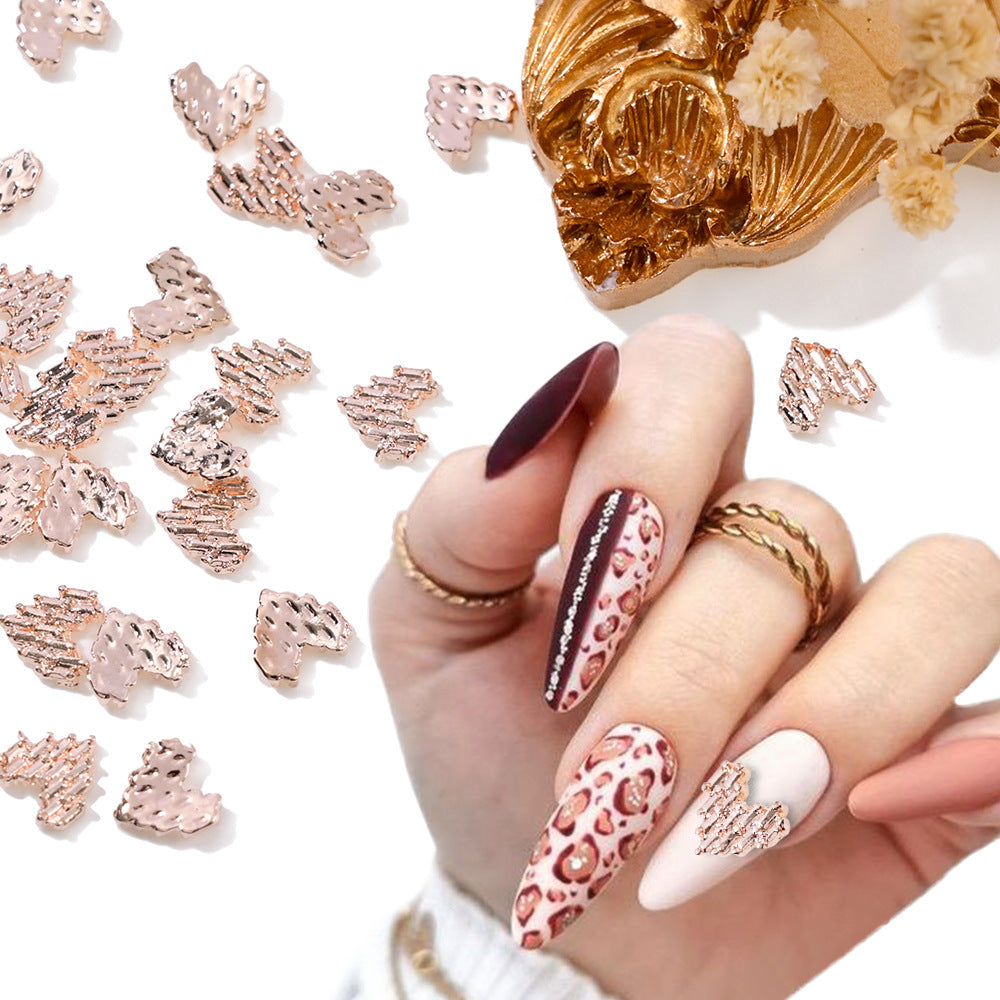 Heart-Shaped Nail Art Charms