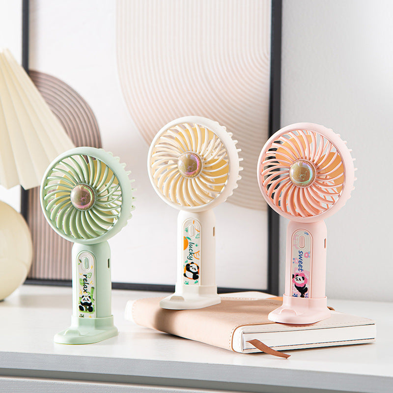 Ladies Portable Mini Hand Fan with Funny Design Kalsten
