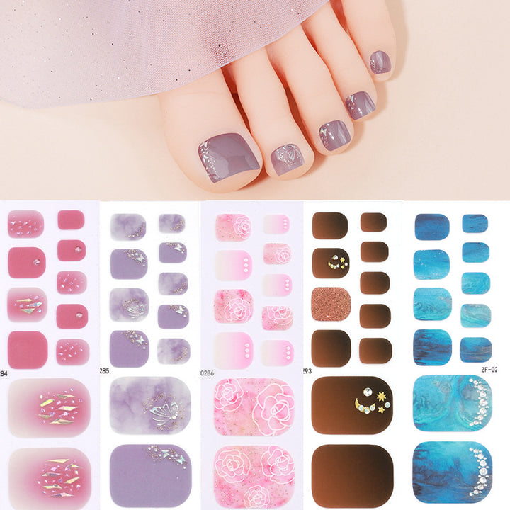 Glamorous Gel Nail Art Wraps