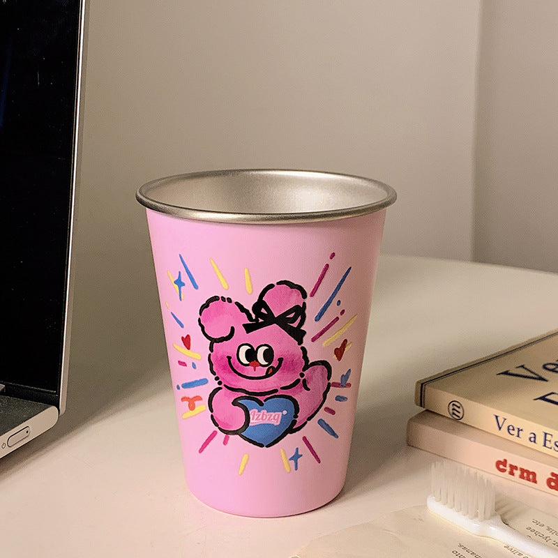 Insulated mug with cheerful bear motif Kalsten
