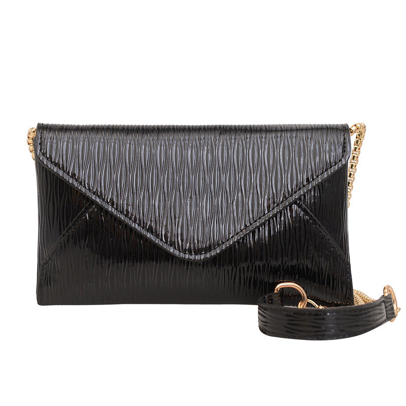 Elegant Patent Leather Clutch Purse