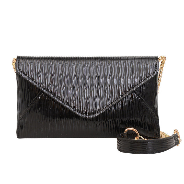 Elegant Patent Leather Clutch Purse