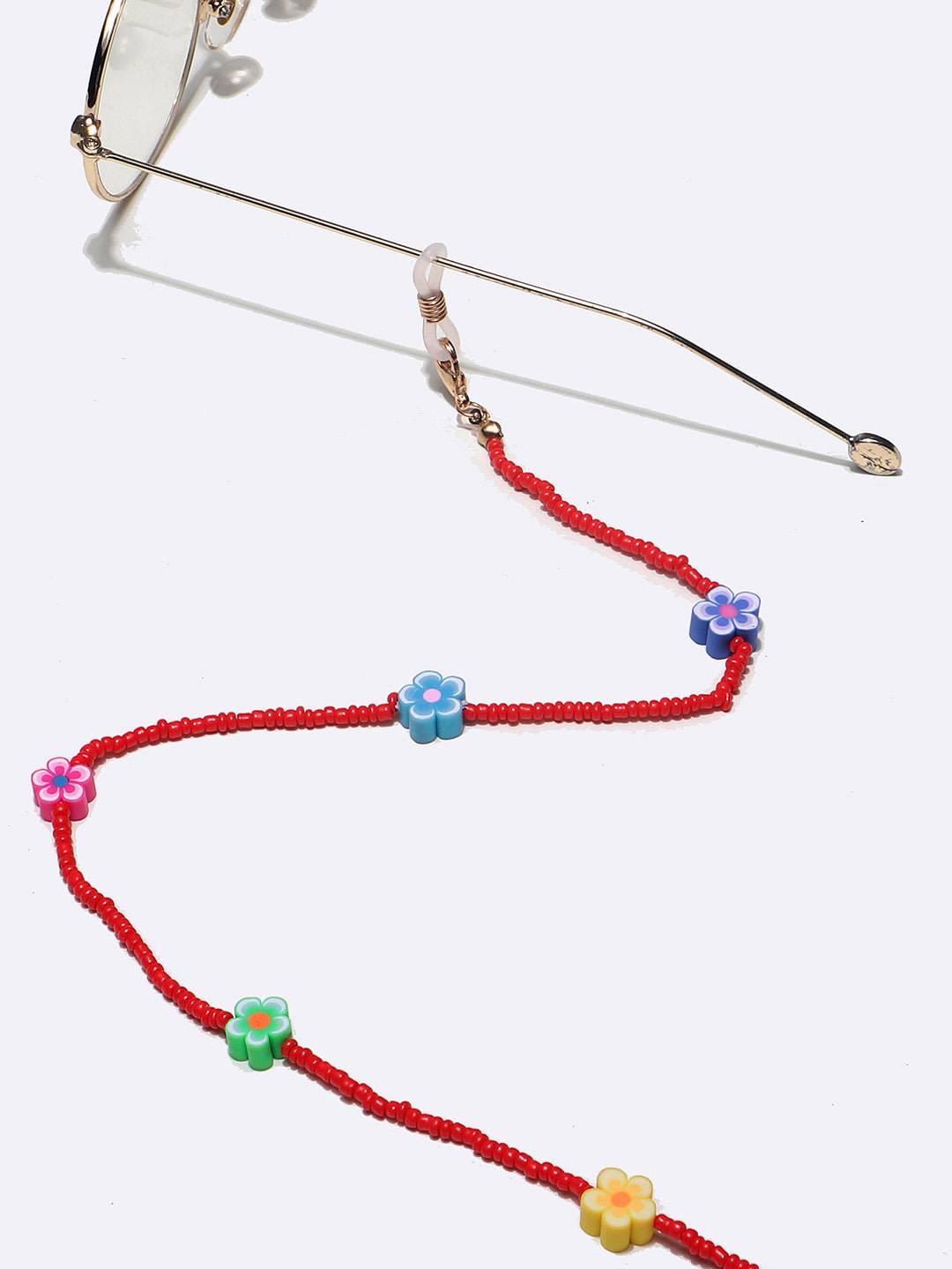 Colorful Floral Beaded Eyewear Chain Kalsten