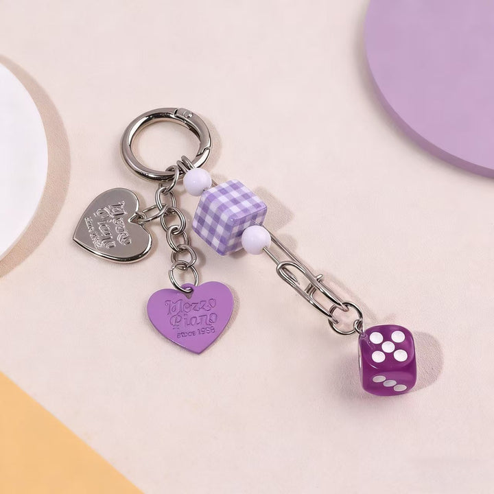 Playful Dice-Inspired Keychain Kalsten