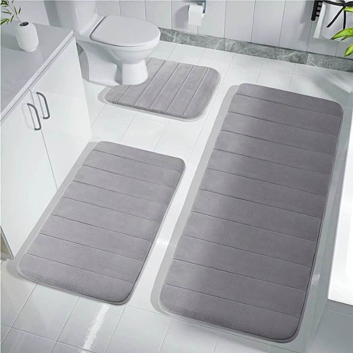 Soft Comfort Absorbent Bath Mat Set Kalsten