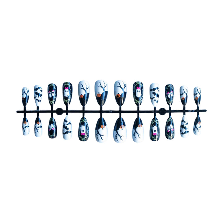Creative Halloween-Themed Nail Art Set
