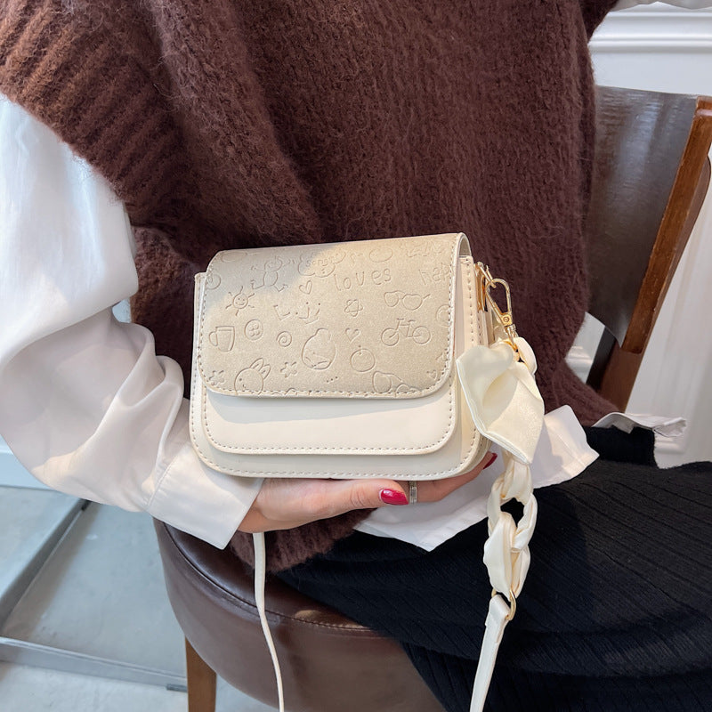 Chic Textured Mini Crossbody Bag Kalsten