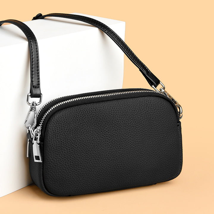Textured Vegan Leather Crossbody Bag Kalsten