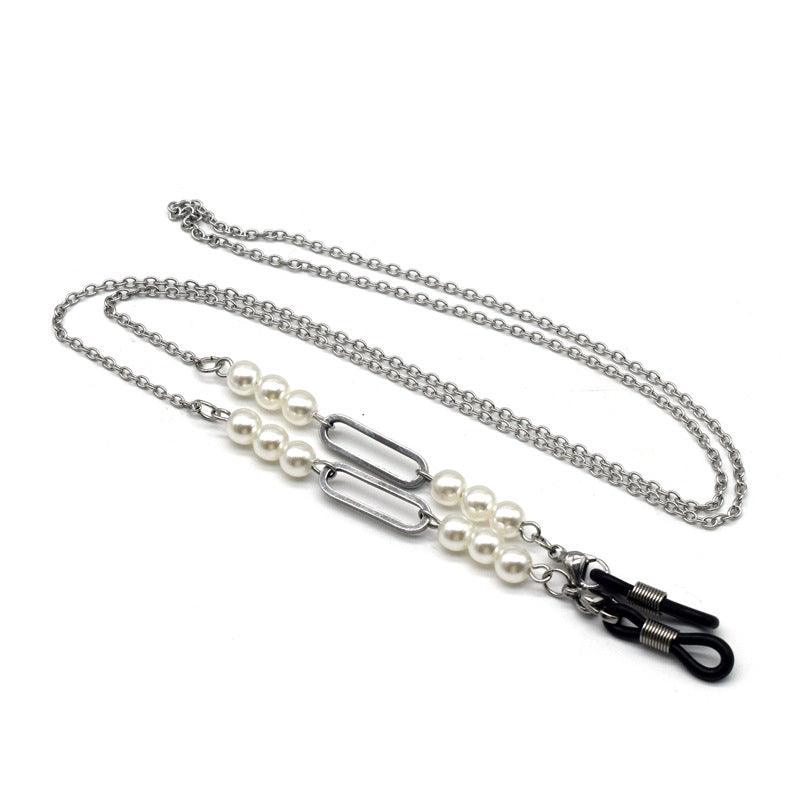 Elegant Pearl-Linked Eyewear Chain Kalsten 1786692206
