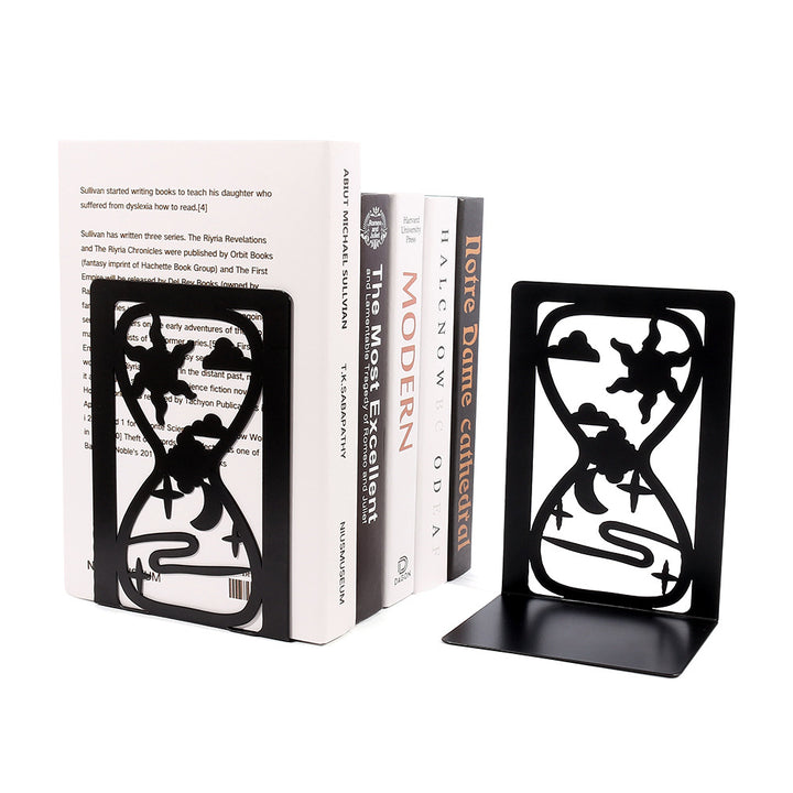 Artistic Deer-Themed Book Ends