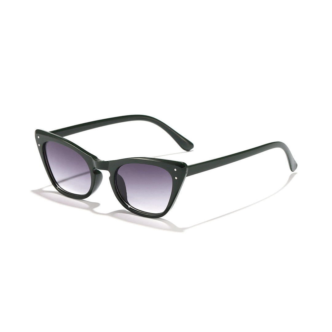 Ladies Cat-Eye Sunglasses with Mirrored Lenses and Stylish Frame Kalsten