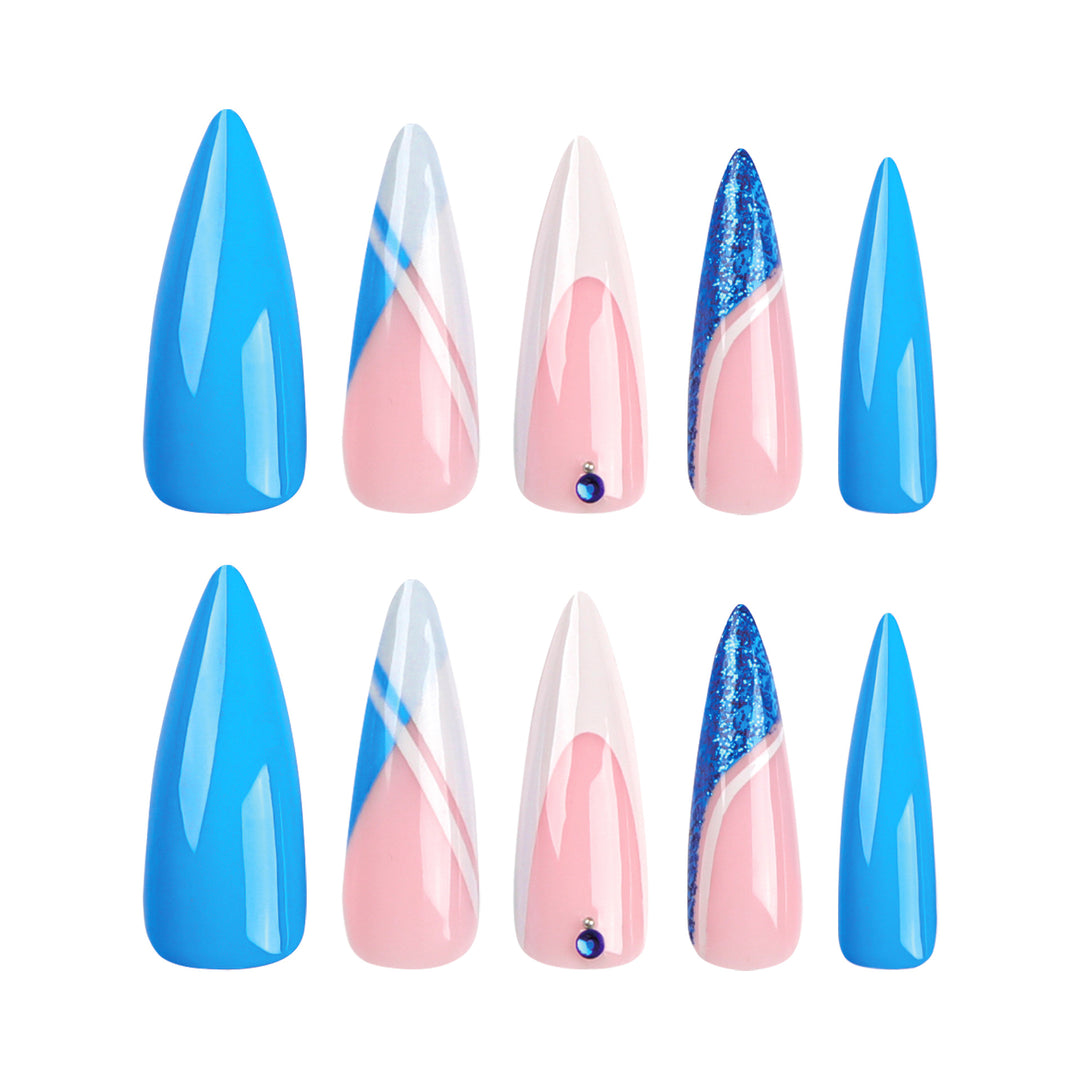 Creative Nail Art with Glamorous Design Details Kalsten
