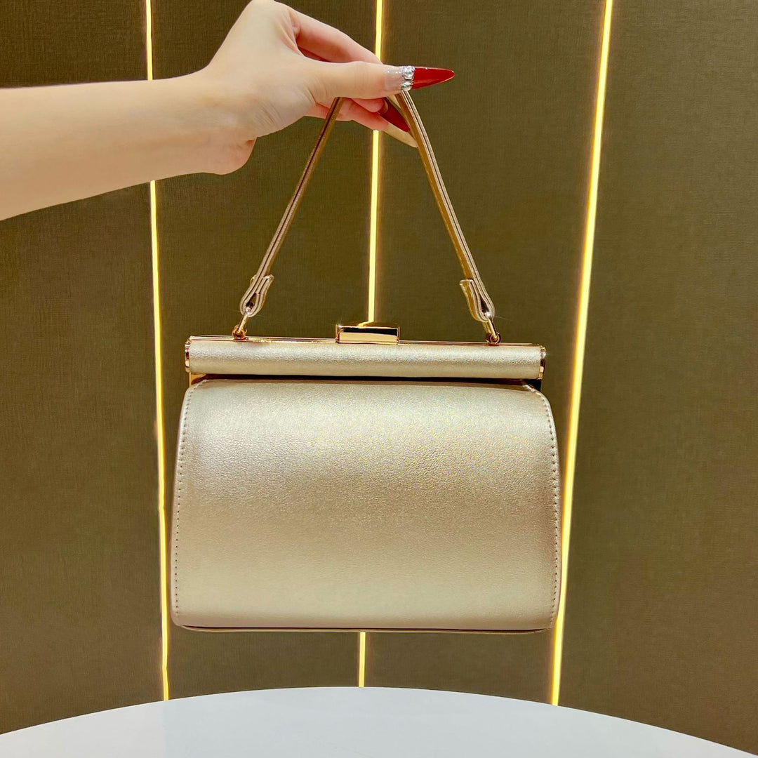 Glamorous Satin Evening Handbag