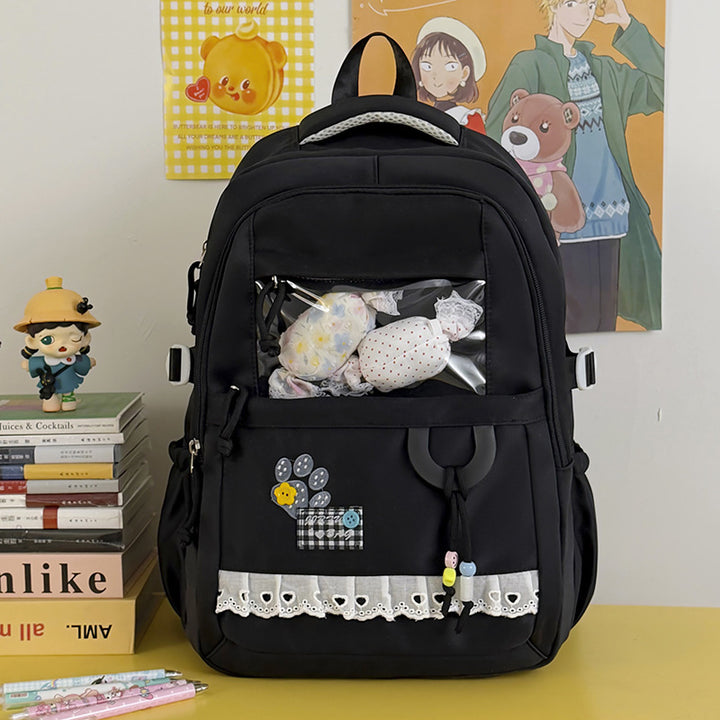 Cute Decorative Clear Window Backpack Kalsten
