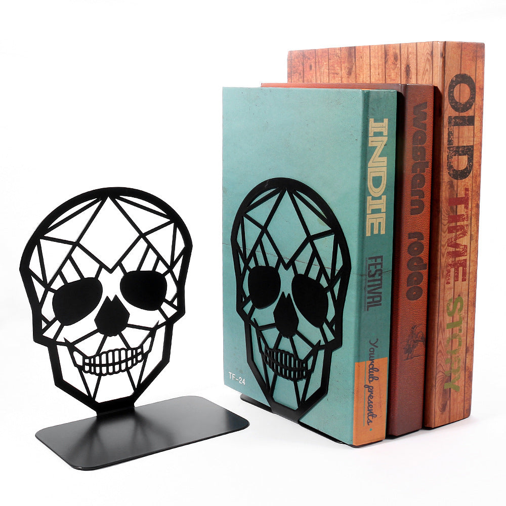 Skull Design Decorative Bookends
