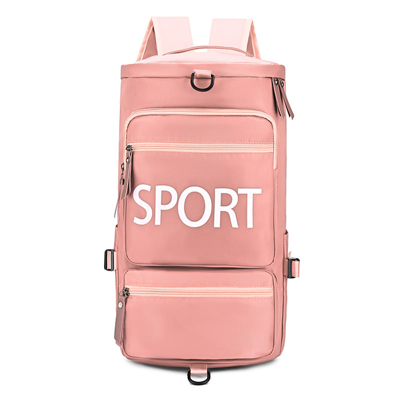 Sporty backpack with multiple compartments and reflective elements Kalsten