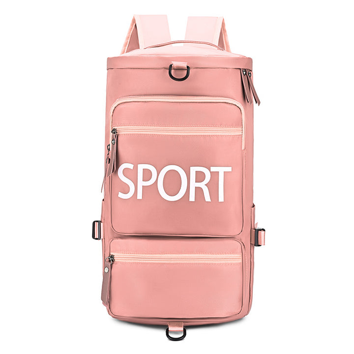 Sporty backpack with multiple compartments and reflective elements Kalsten