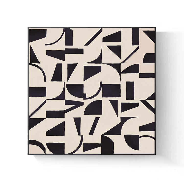Abstract Brushstroke Canvas Wall Art