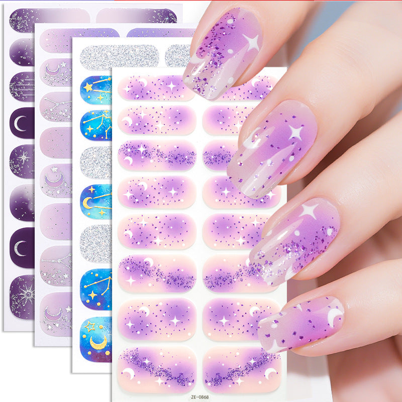 Starry Ombre Nail Wraps