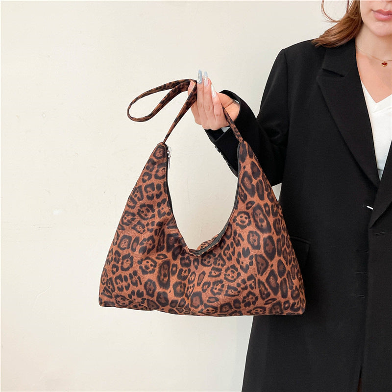 Suede Hobo Handbag