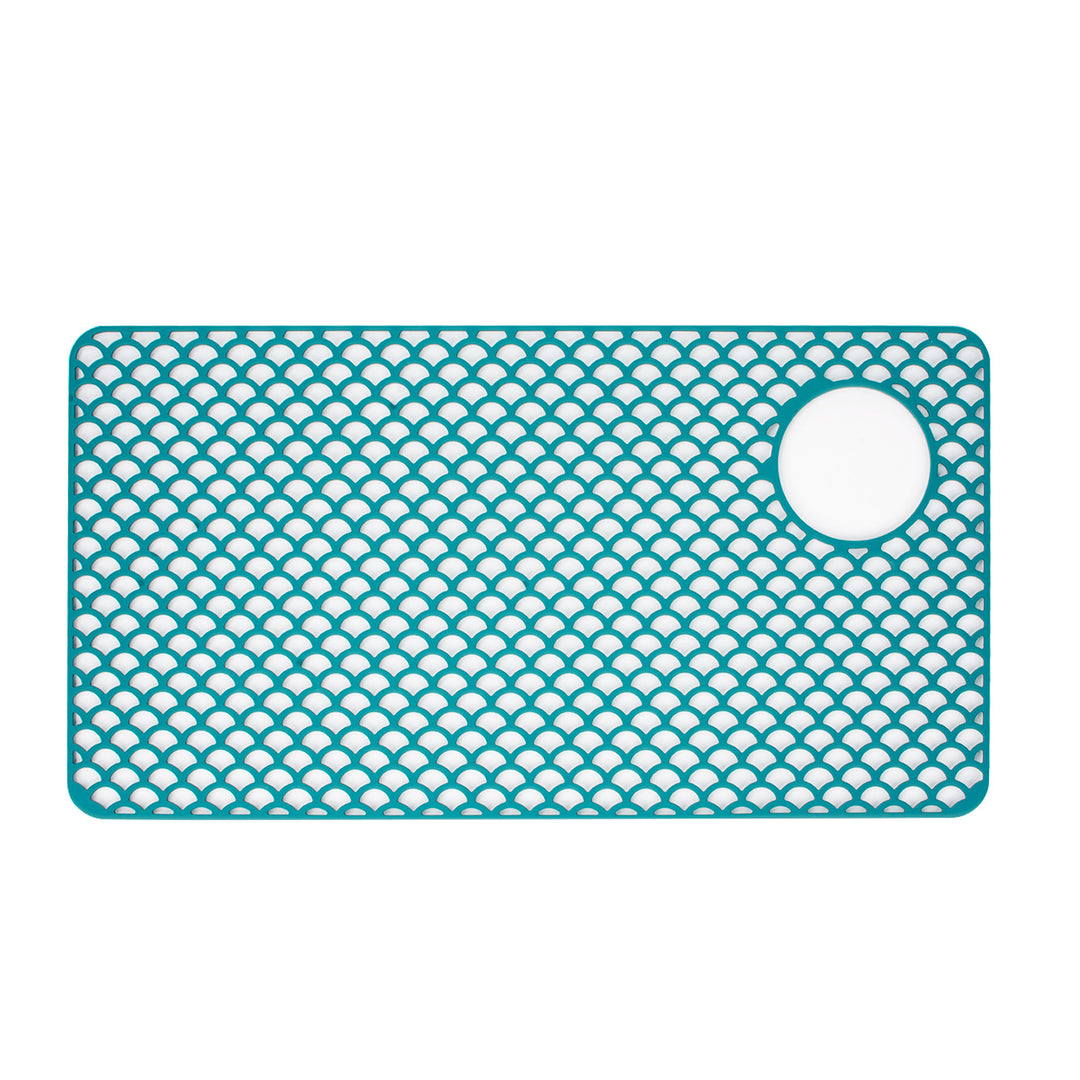 Non-Slip Multi-Textured Kitchen Drain Mat Kalsten