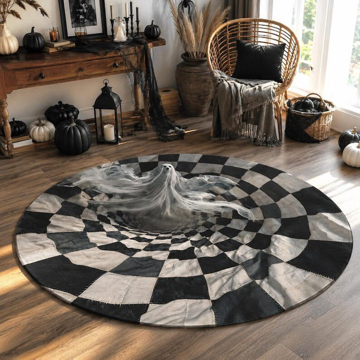Horror Round Area Rug