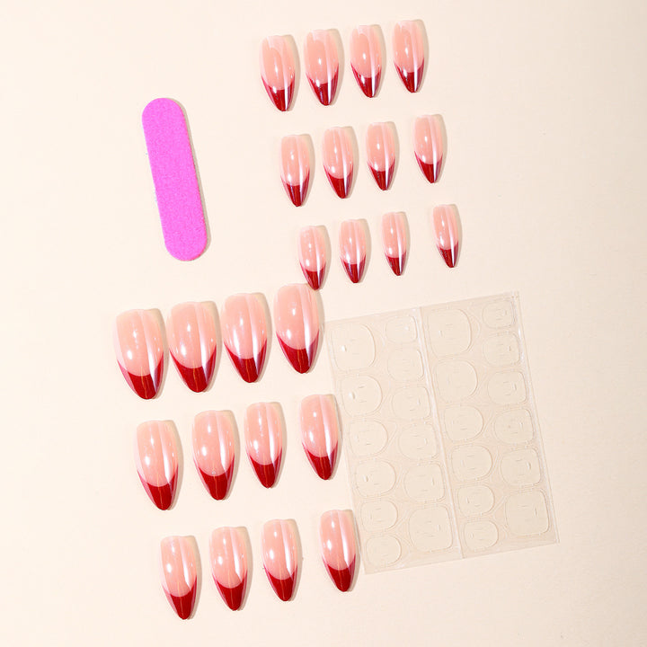 Premium French Tip Press-On Nail Set Kalsten
