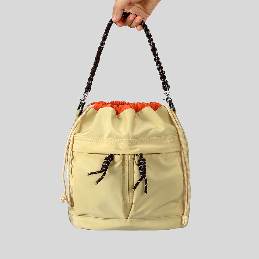 Drawstring Bucket Bag