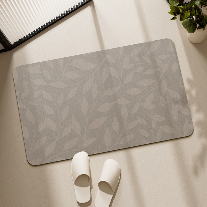 Soft Touch Nature-Themed Bath Mat