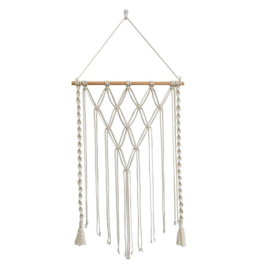 Macrame Wall Hanging with Elegant Fringes and Artistic Design