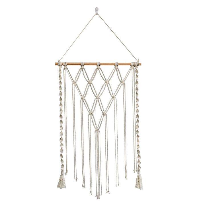 Macrame Wall Hanging with Elegant Fringes and Artistic Design