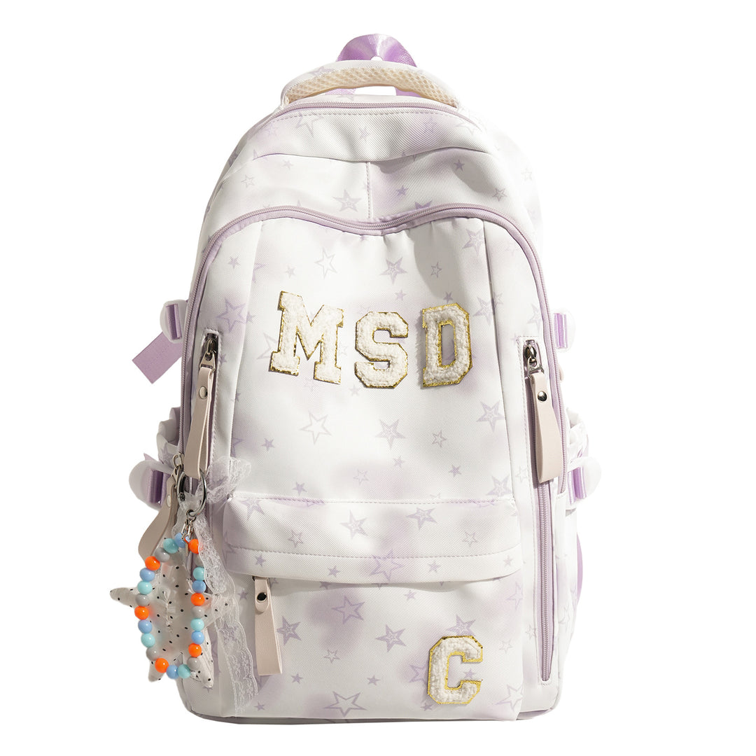 Stylish Graphic Print School Backpack Kalsten