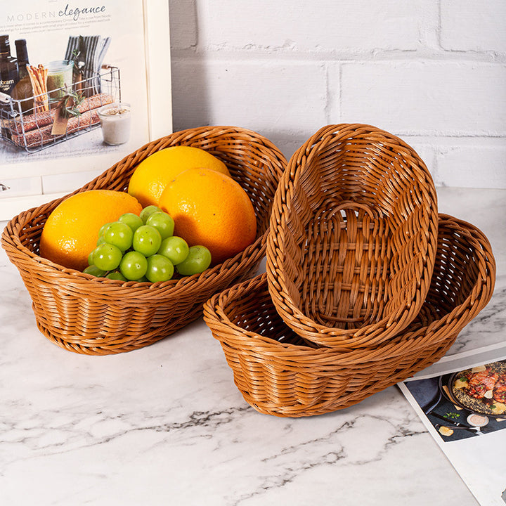 Natural Decorative Woven Fruit Bowl Kalsten