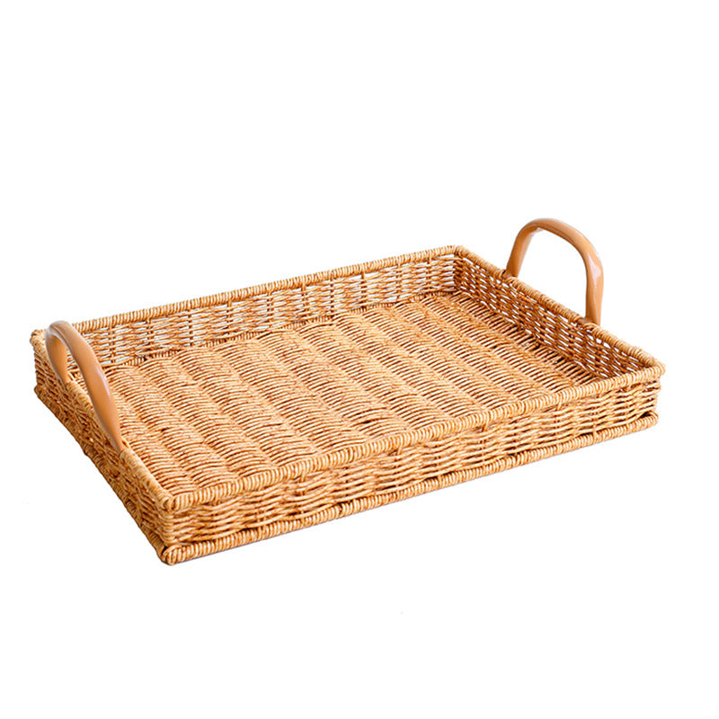 Woven Rectangular Serving Tray Kalsten