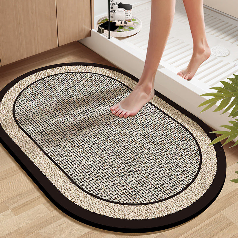 Soft Textured Bathroom Rug Kalsten