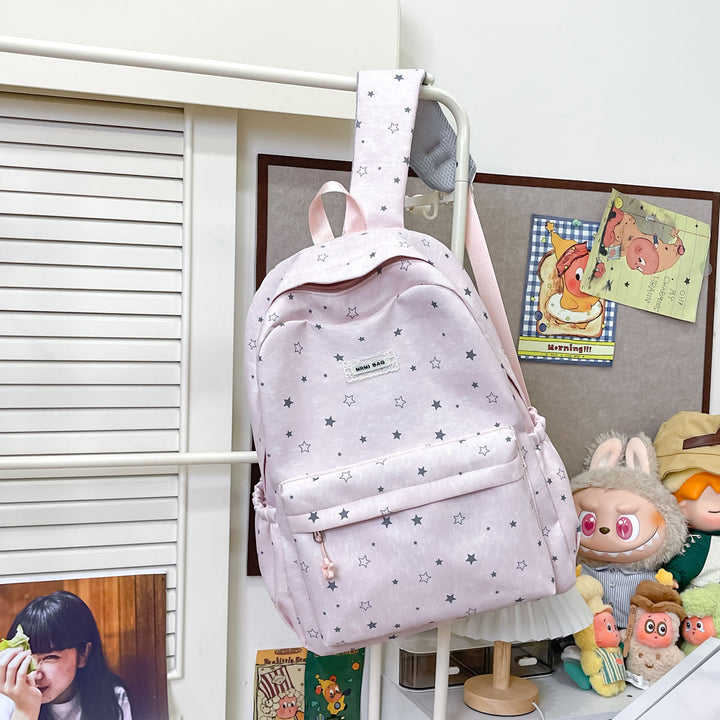 Star-Patterned Casual Backpack Kalsten
