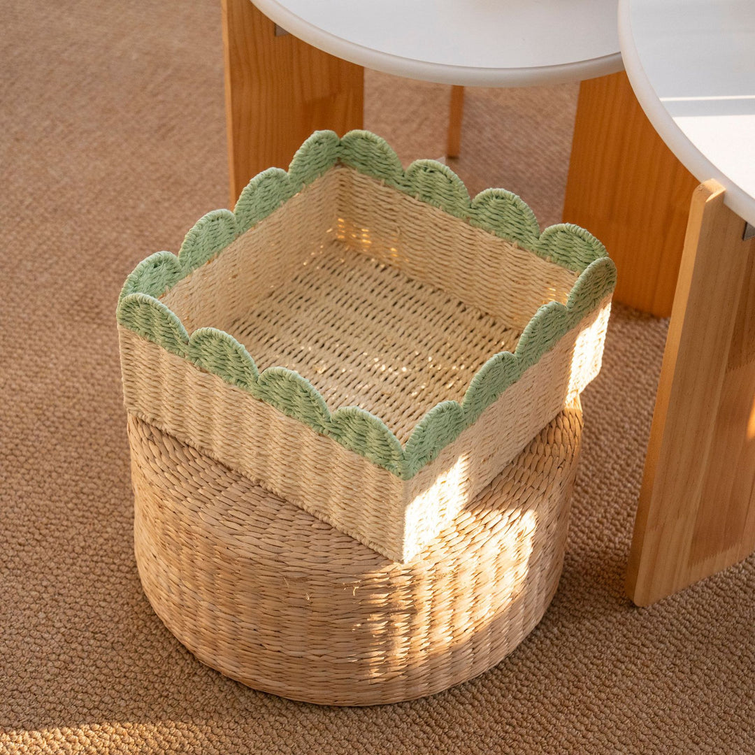 Handcrafted Woven Storage Bins Kalsten