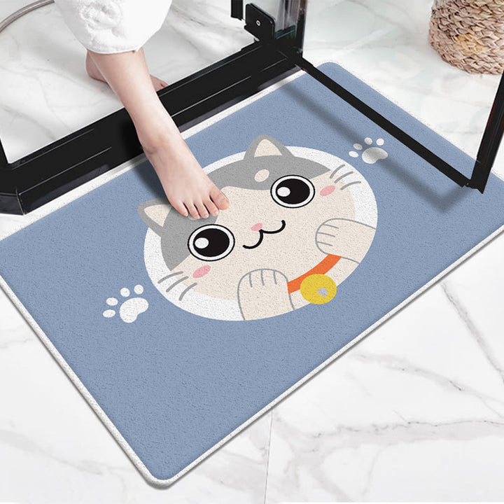Cute Cartoon Dog-Themed Doormat Kalsten