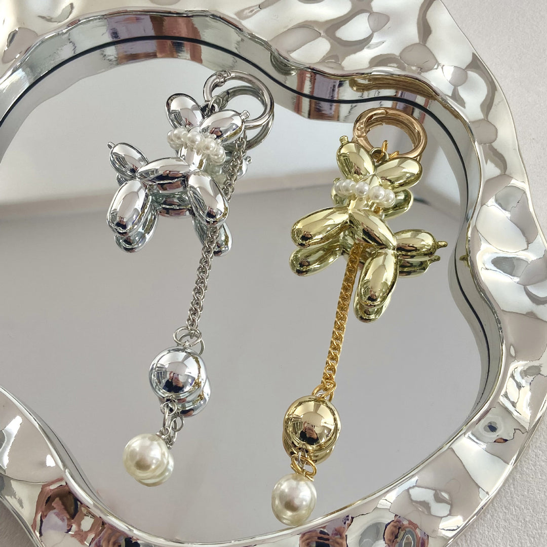 Playful Balloon Dog-Inspired Keychain Kalsten