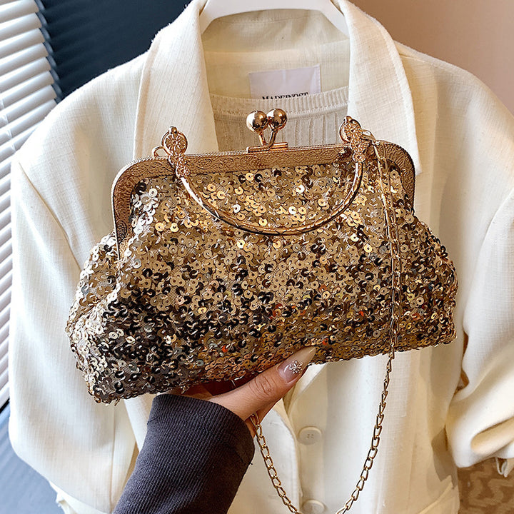 Elegant Sequined Evening Clutch