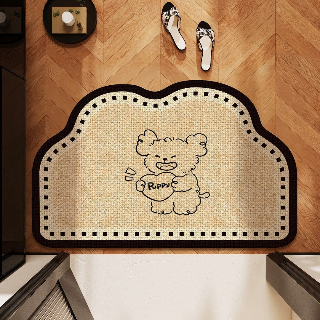 Playful Dog-Themed Entryway Mat Kalsten