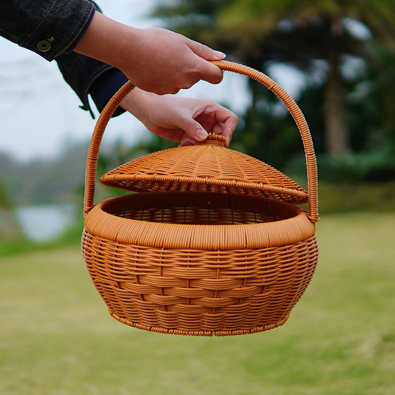 Multi-Tiered Woven Storage Basket Kalsten