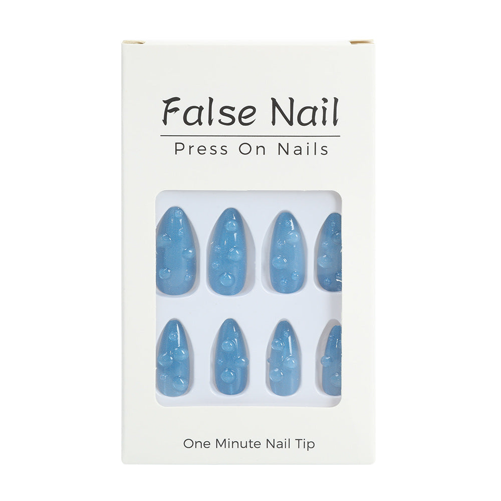 Artificial nails in stylish drip design Kalsten