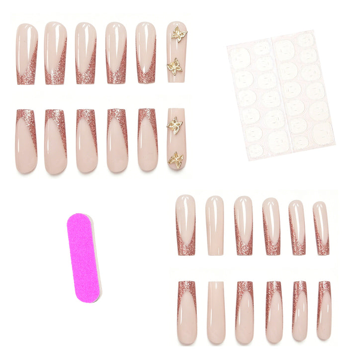 Decorative Glittery Nail Enhancements Kalsten