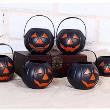 Halloween Themed Trick-or-Treat Pumpkin Buckets Kalsten