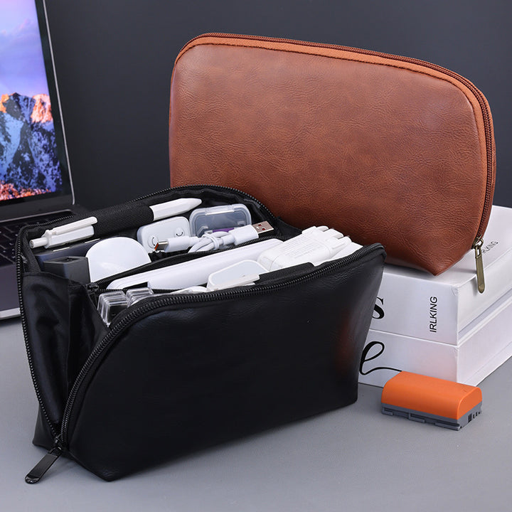 Electronics Accessories Bag with Structured Interior Organization Kalsten