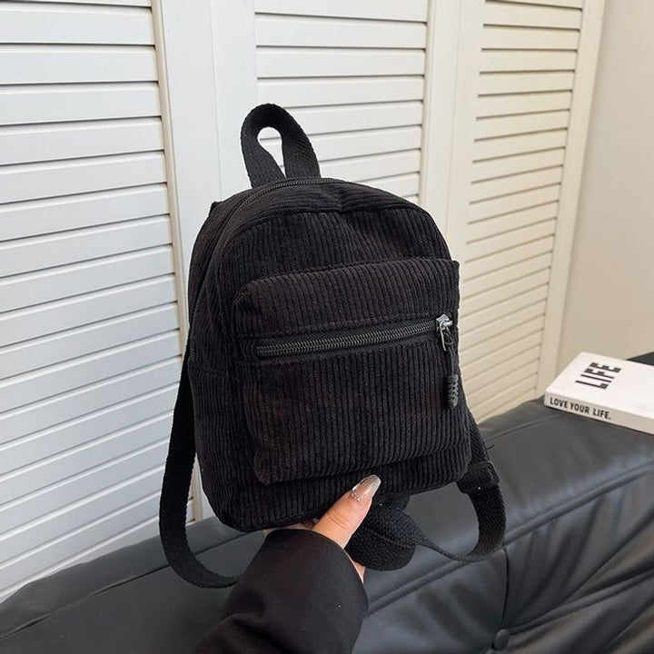 Compact Corduroy Mini Backpack Kalsten