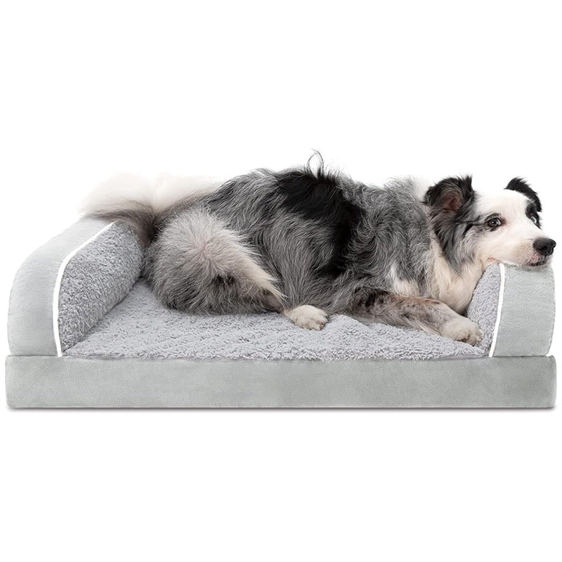 Orthopedic Bolstered  Couch  Dog Bed