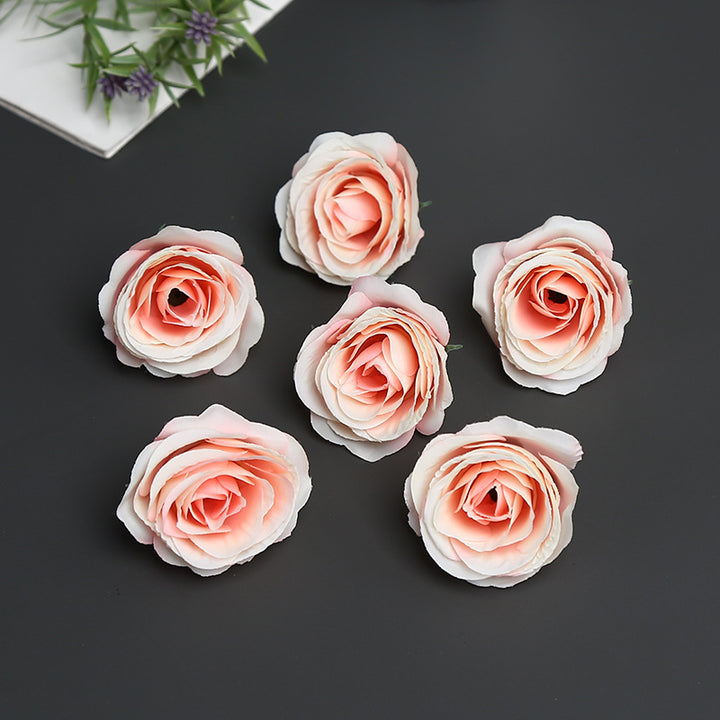 Realistic Artificial Rose Brooch